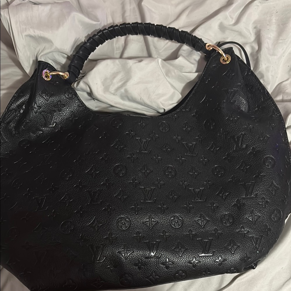 Louis Vuitton Black Embossed Tote